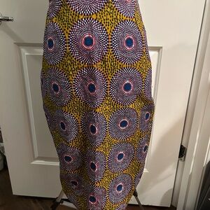 Boxing Kitten Vibrant Patterned Women's Skirt
